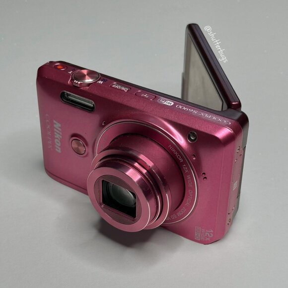 Pre-Owend NK Coolpix S6900 Pink Digital Camera Bundle Pre-Owned🫧⋆ ₊˚🎀 RARE Hot Pink Digicam