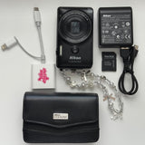 Pre-Owend NK Coolpix S6900 Digital Camera Bundle