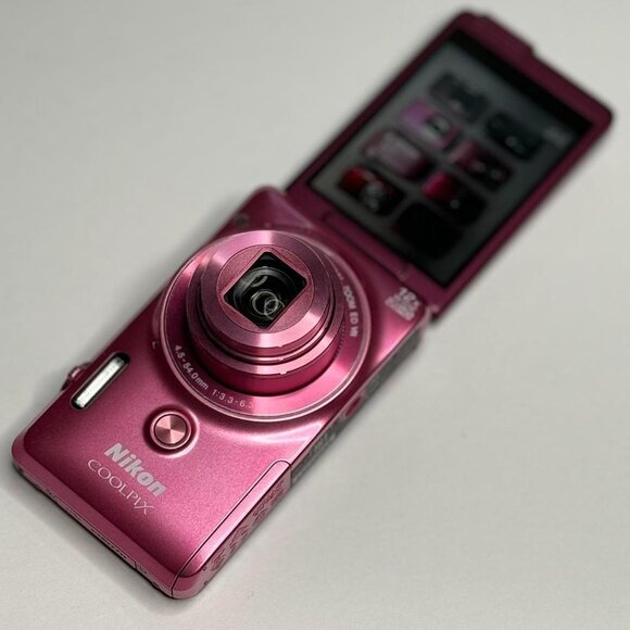 Pre-Owend NK Coolpix S6900 Pink Digital Camera Bundle Pre-Owned🫧⋆ ₊˚🎀 RARE Hot Pink Digicam